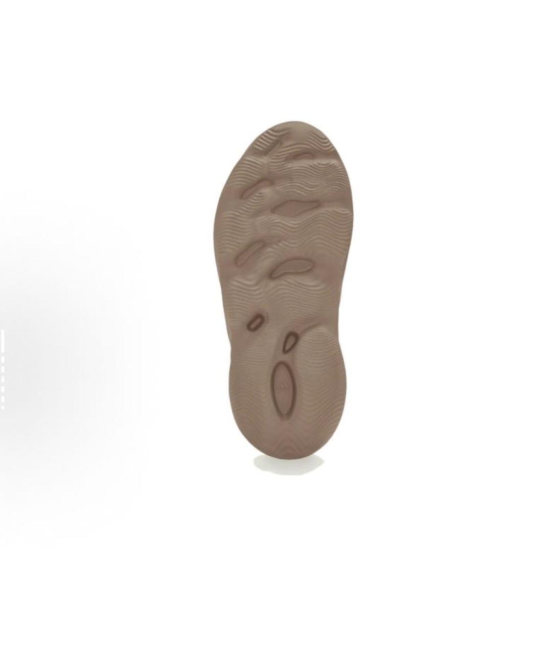 ADIDAS YEEZY Бежевые резиновые кроссовки, фото 5