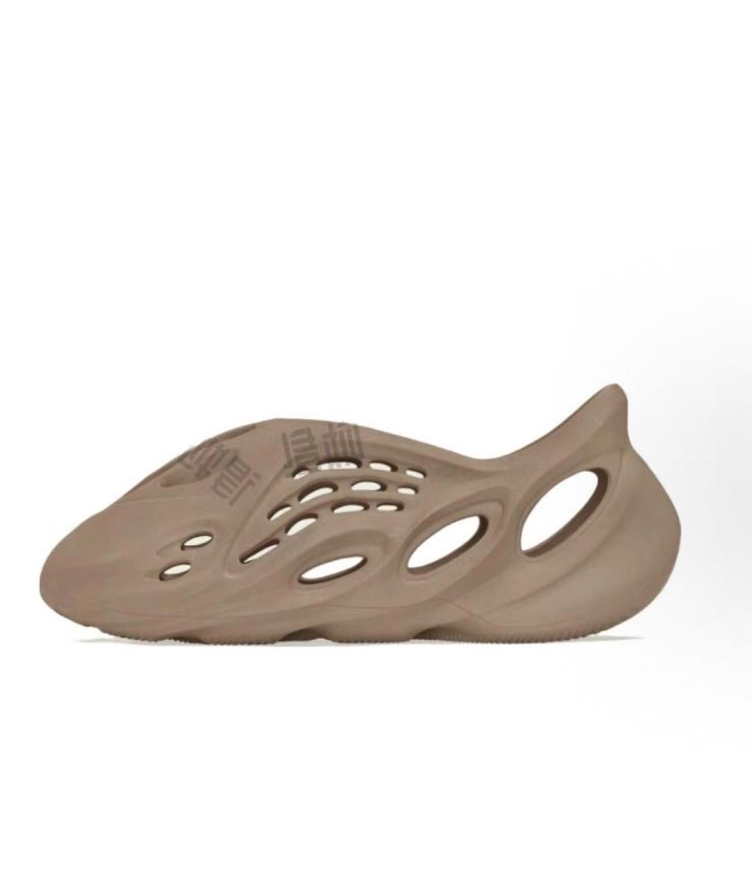 ADIDAS YEEZY Бежевые резиновые кроссовки, фото 2