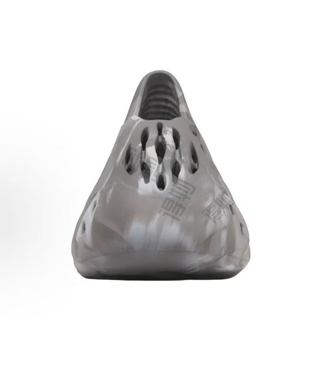 ADIDAS YEEZY Серые резиновые кроссовки, фото 4