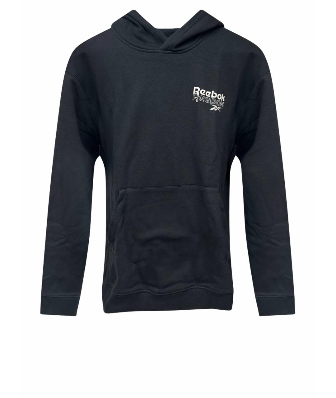 REEBOK Черный хлопковый спортивный костюм, фото 1