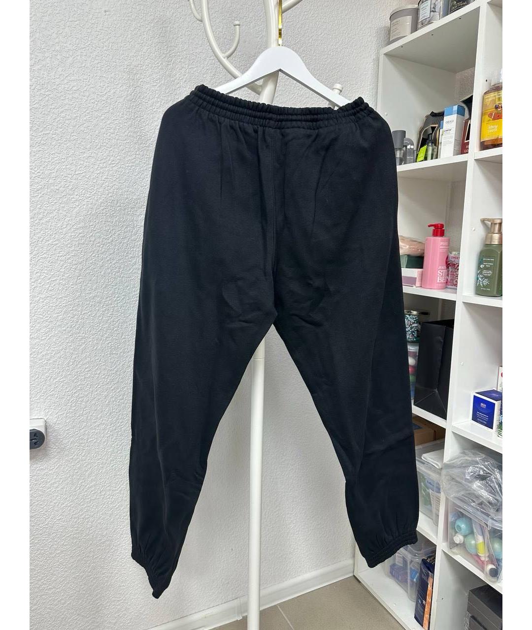 REEBOK Черный хлопковый спортивный костюм, фото 4