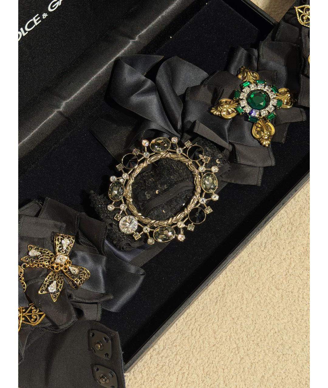 DOLCE&GABBANA Черный ремень, фото 2