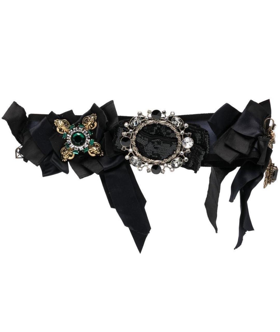 DOLCE&GABBANA Черный ремень, фото 1