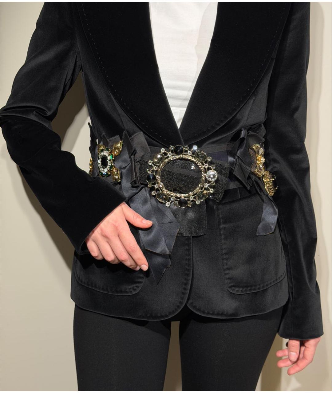 DOLCE&GABBANA Черный ремень, фото 6