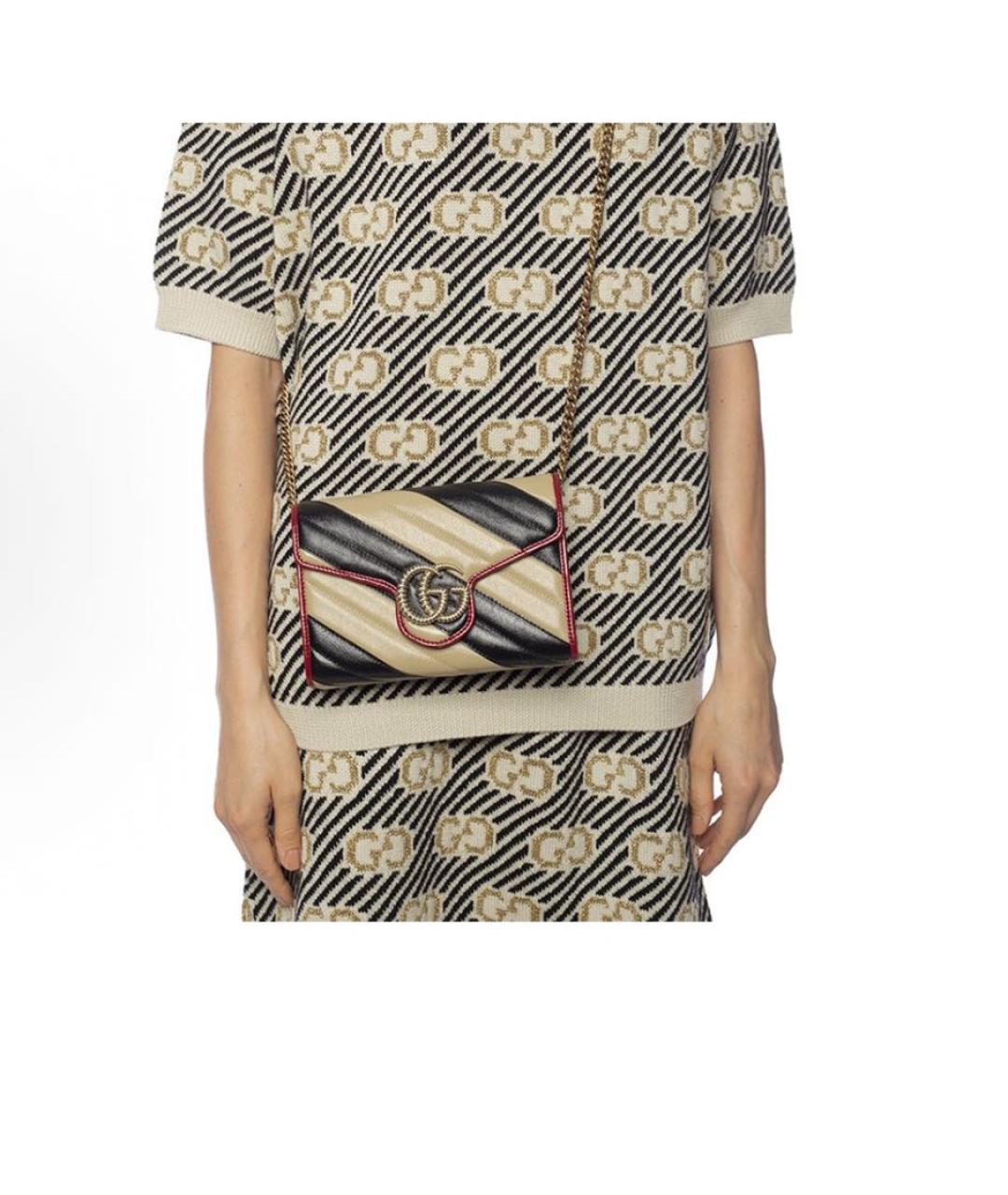 GUCCI Кожаная сумка через плечо, фото 8