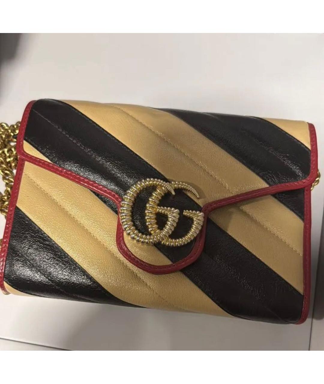 GUCCI Кожаная сумка через плечо, фото 2