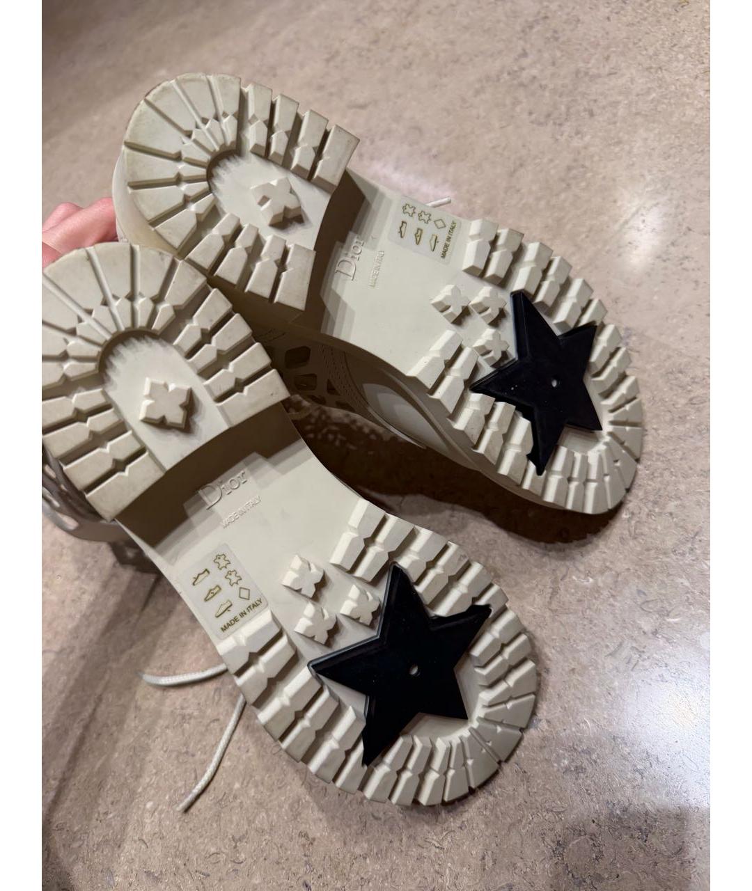 CHRISTIAN DIOR Бежевые сапоги, фото 5
