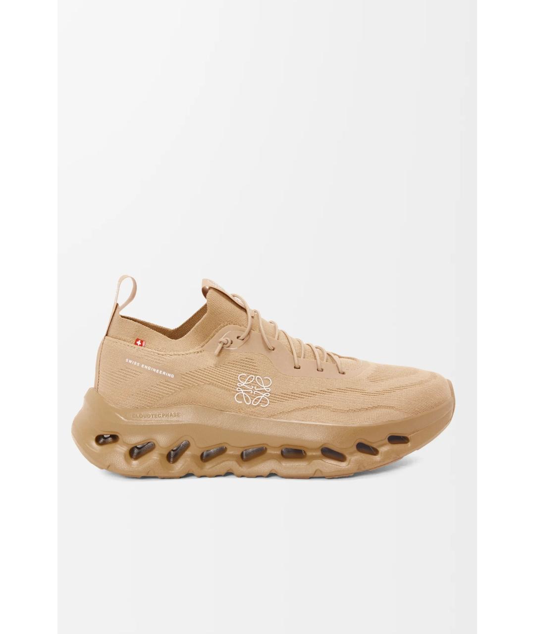 LOEWE Бежевые кроссовки, фото 6