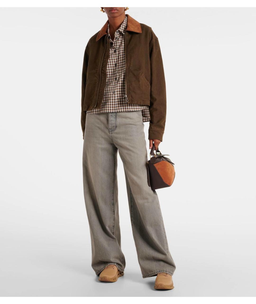 LOEWE Бежевые кроссовки, фото 5