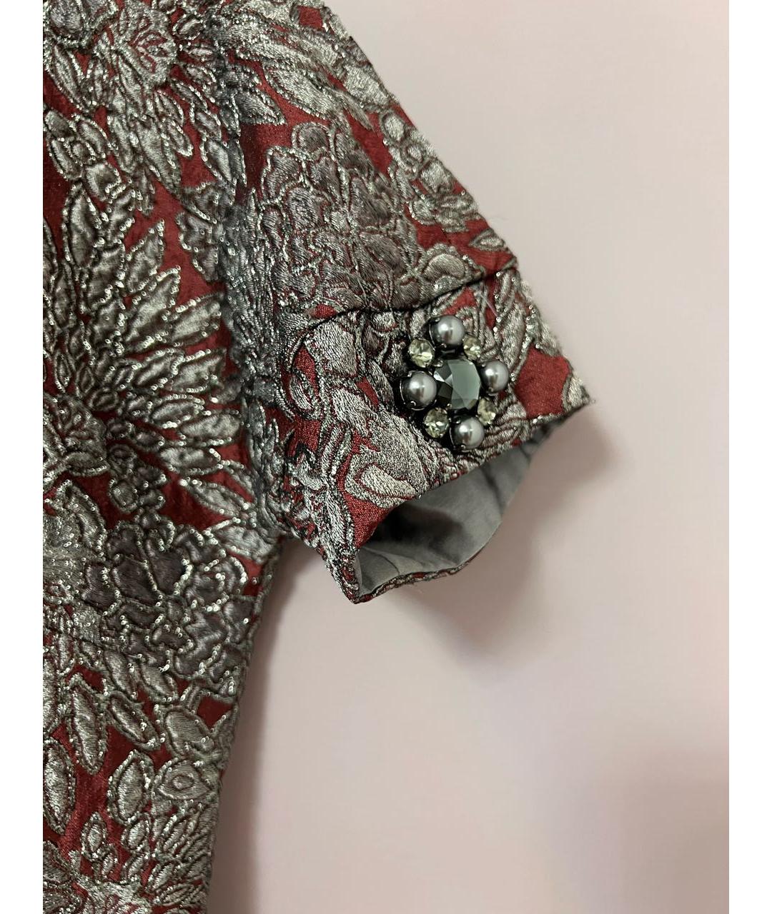 DOLCE&GABBANA Мульти шелковое коктейльное платье, фото 4