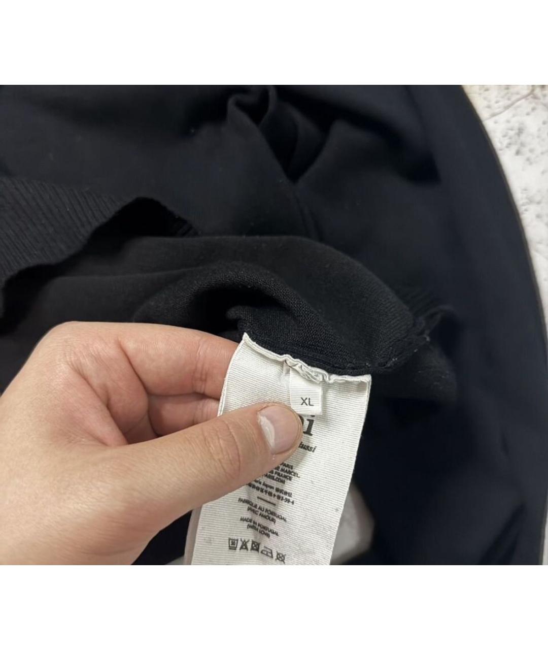 Ami Paris Черное поло с длинным рукавом, фото 6