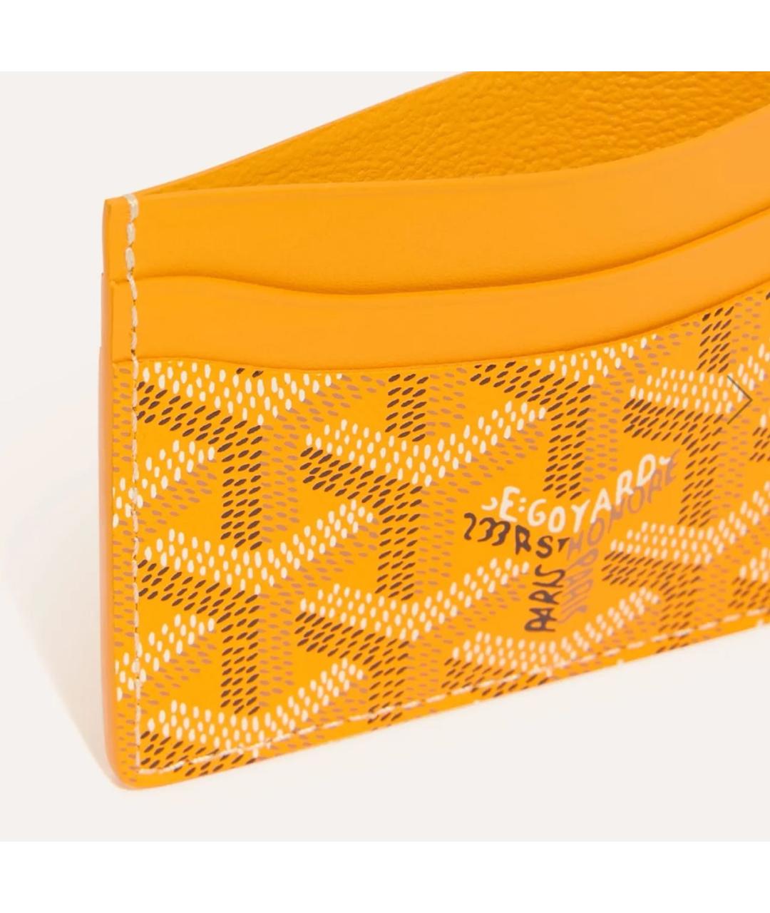 GOYARD Желтый кардхолдер, фото 2