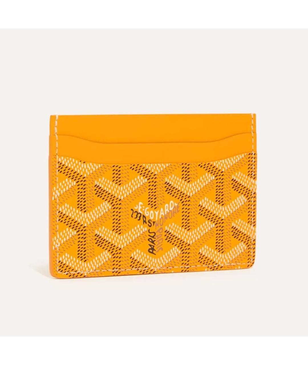 GOYARD Желтый кардхолдер, фото 4