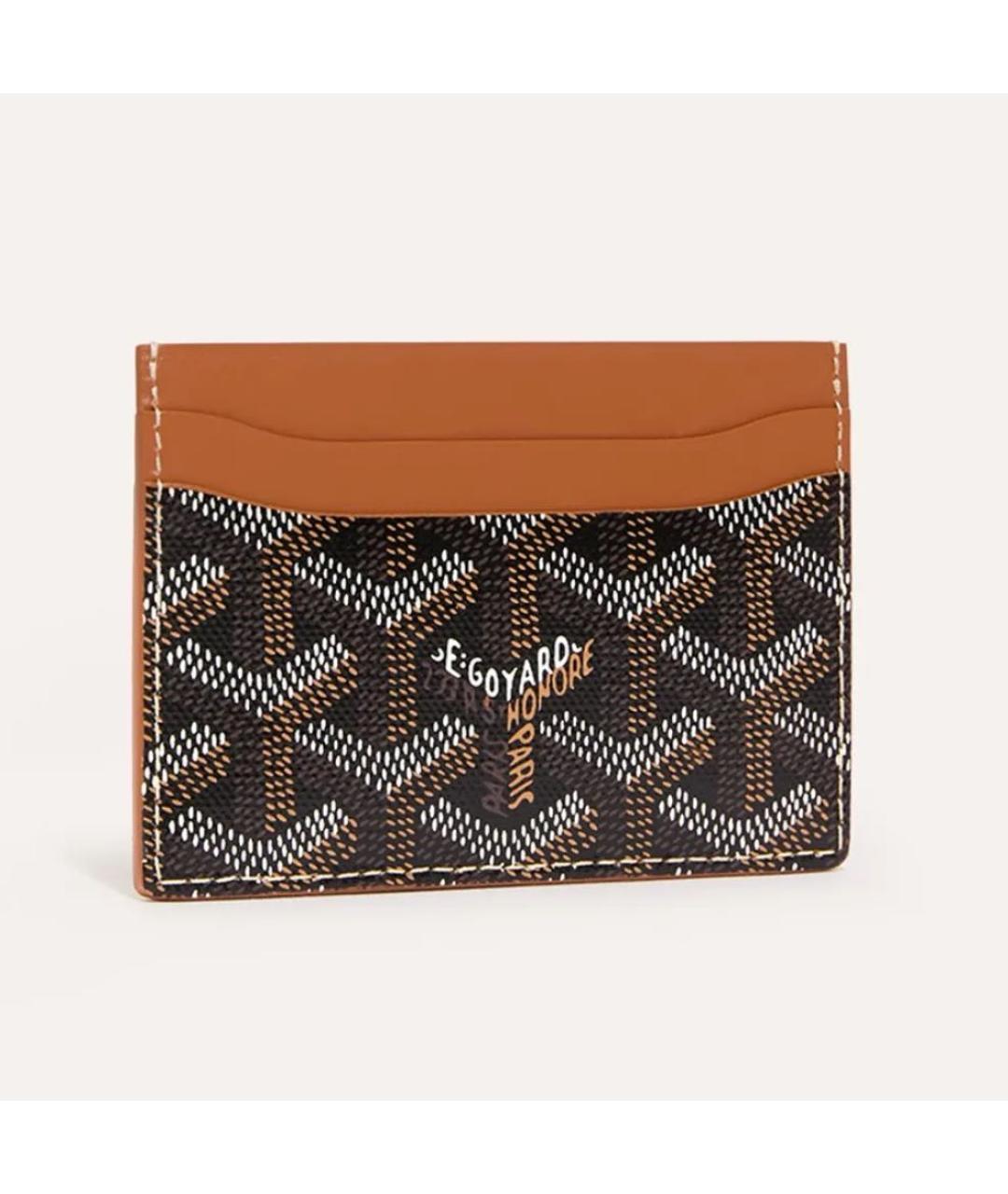 GOYARD Коричневый кардхолдер, фото 4