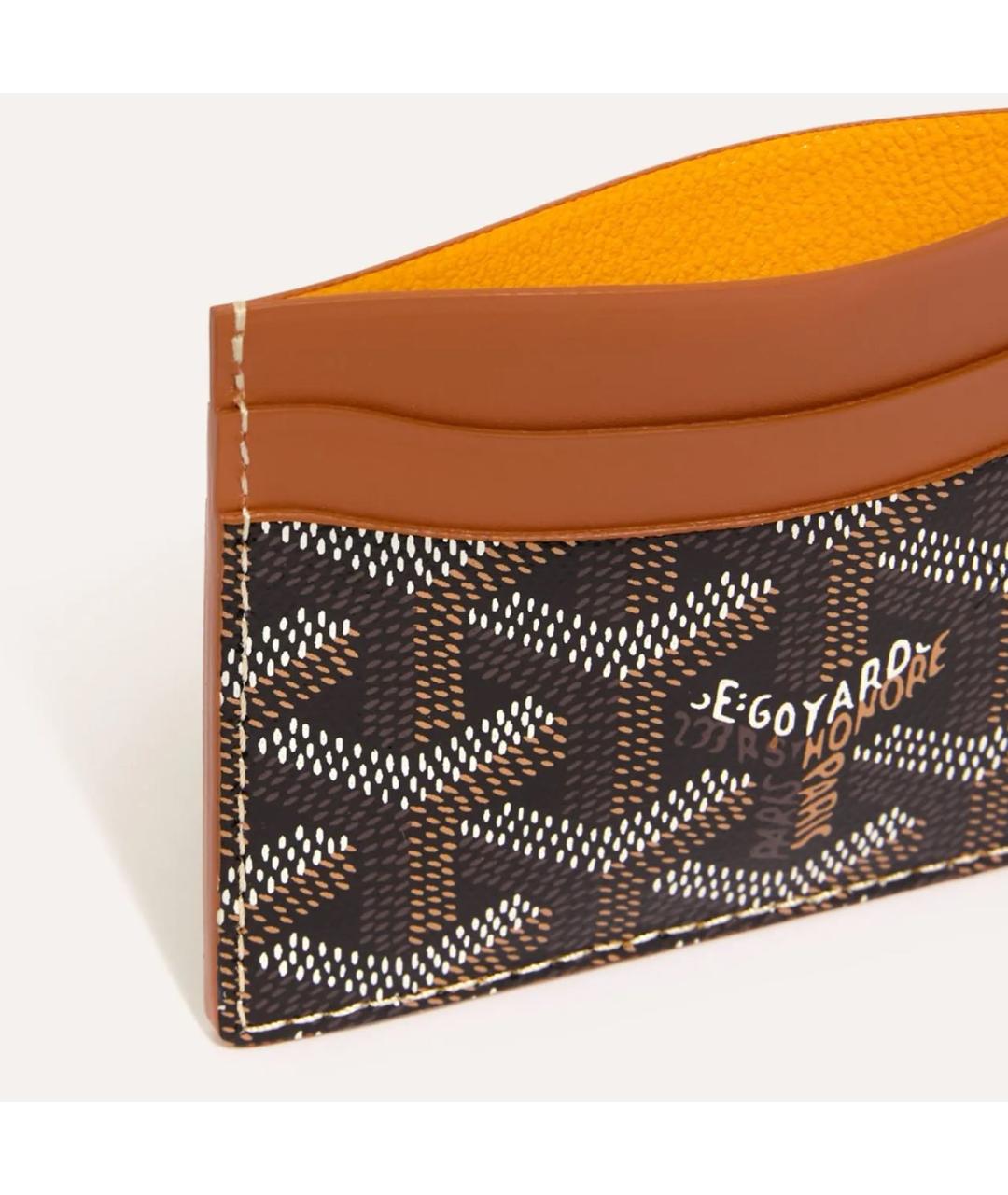 GOYARD Коричневый кардхолдер, фото 2