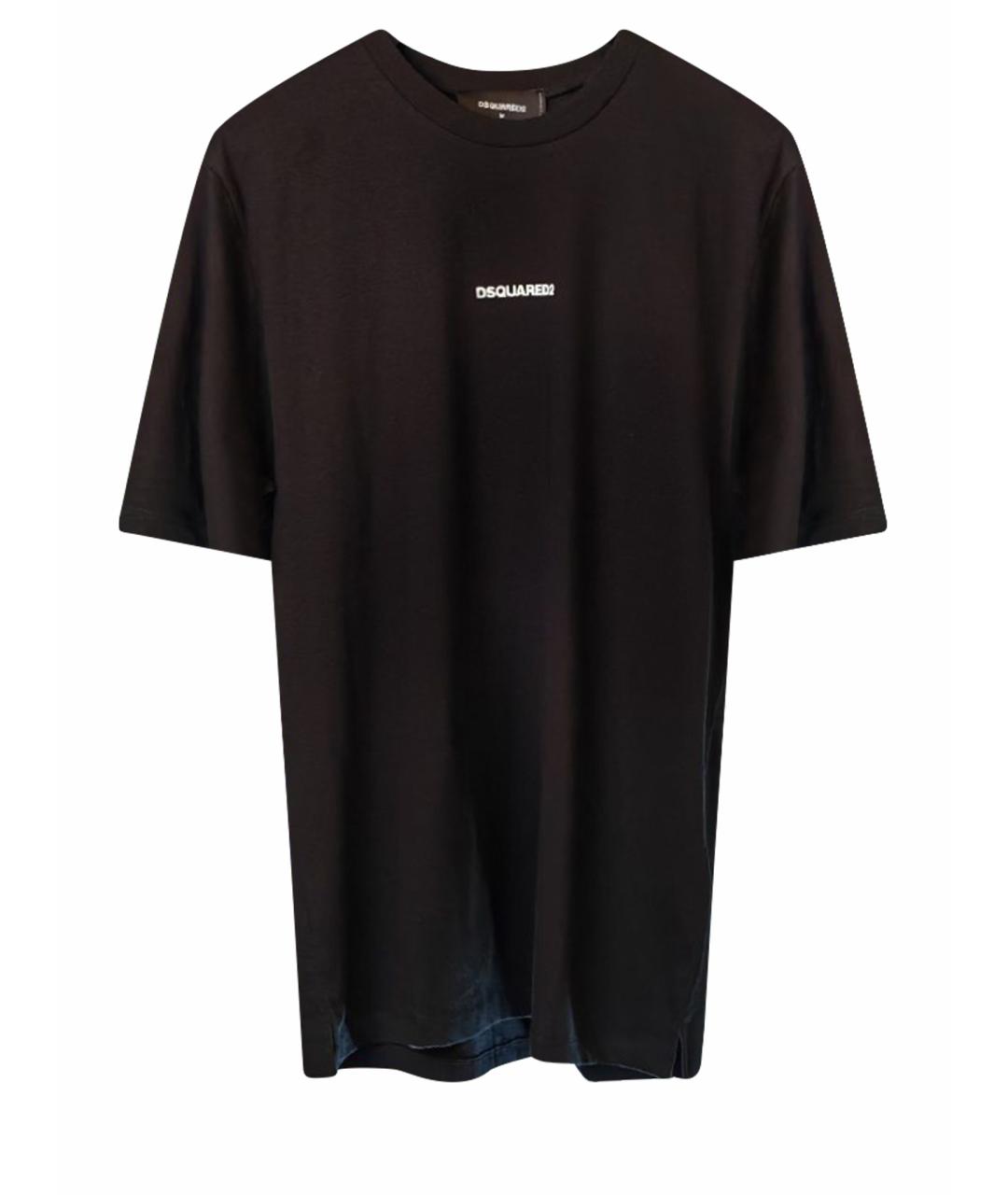 DSQUARED2 Черная хлопковая футболка, фото 1