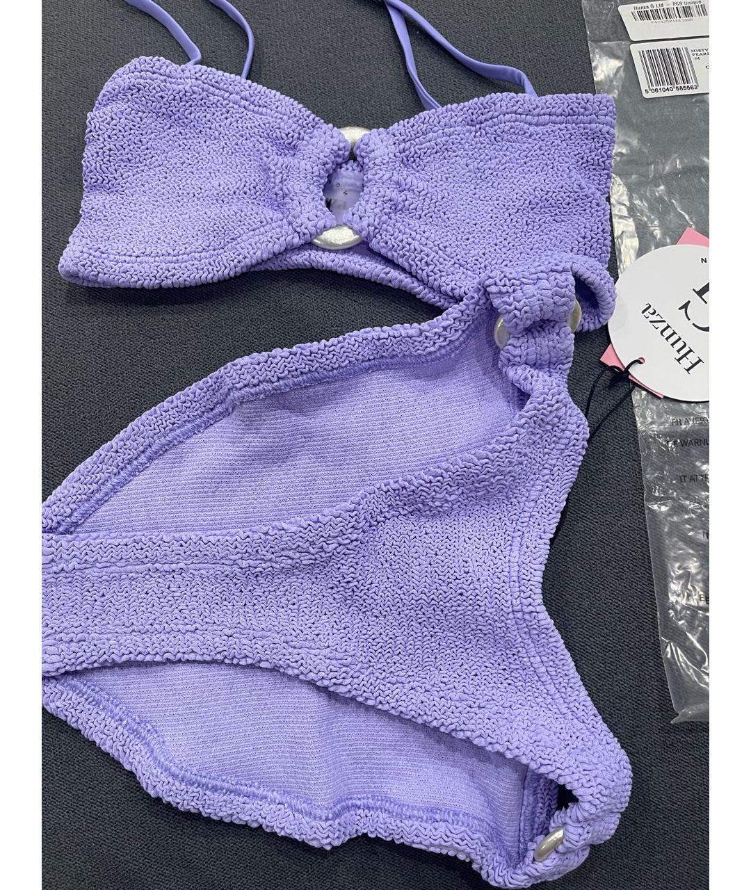 HUNZA G Фиолетовый купальник, фото 6