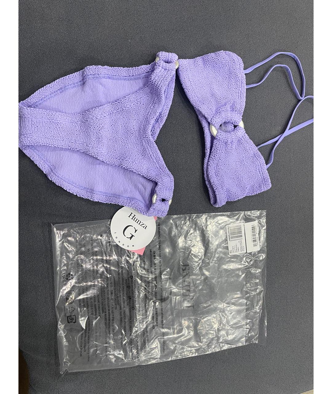 HUNZA G Фиолетовый купальник, фото 8