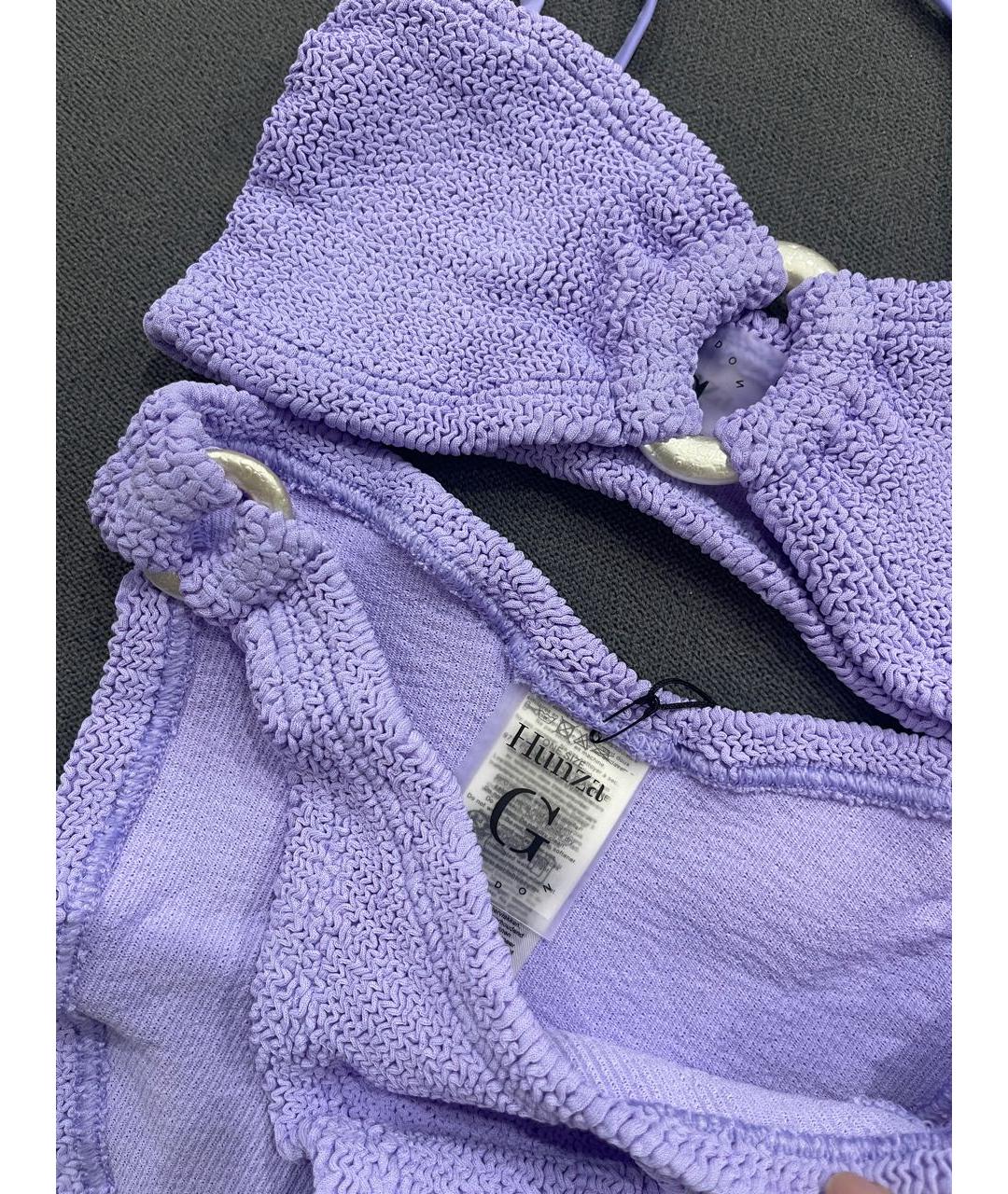 HUNZA G Фиолетовый купальник, фото 7