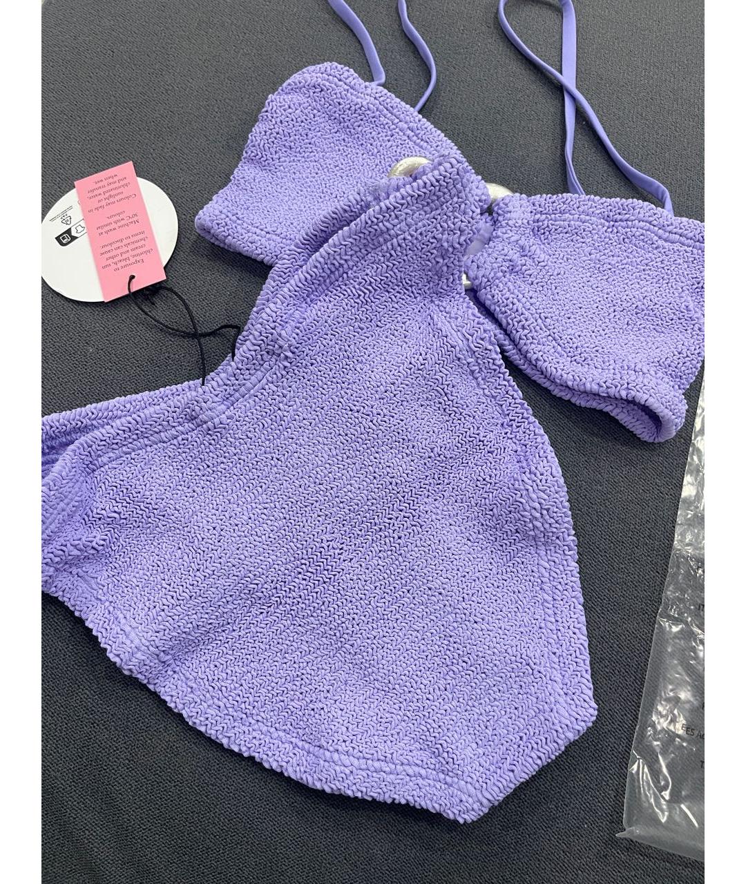 HUNZA G Фиолетовый купальник, фото 5