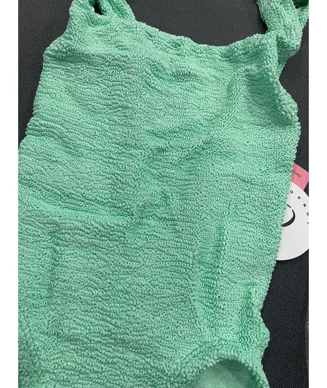 HUNZA G Салатовый купальник, фото 5