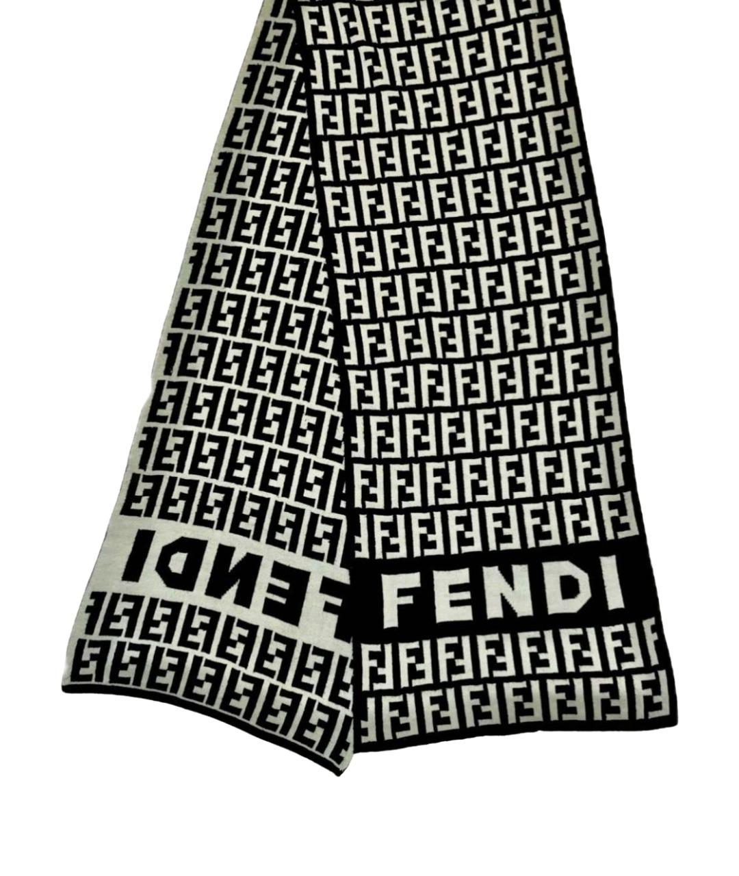 FENDI Мульти шерстяной шарф, фото 1