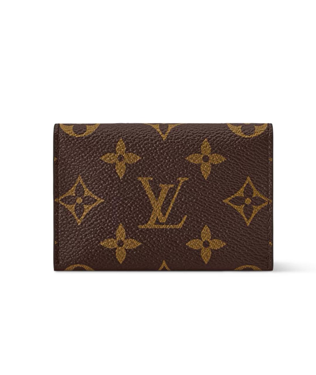 LOUIS VUITTON Коричневый кардхолдер, фото 1