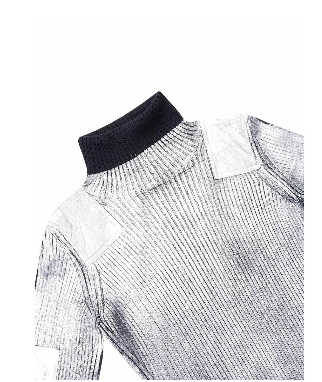 MM6 MAISON MARGIELA Черный шерстяной джемпер / свитер, фото 5