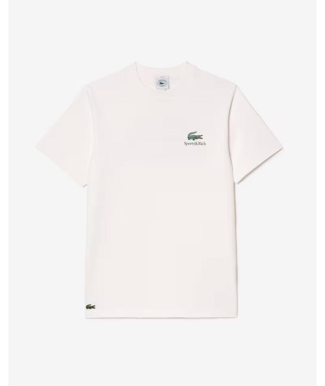 SPORTY AND RICH Белая хлопковая футболка, фото 7