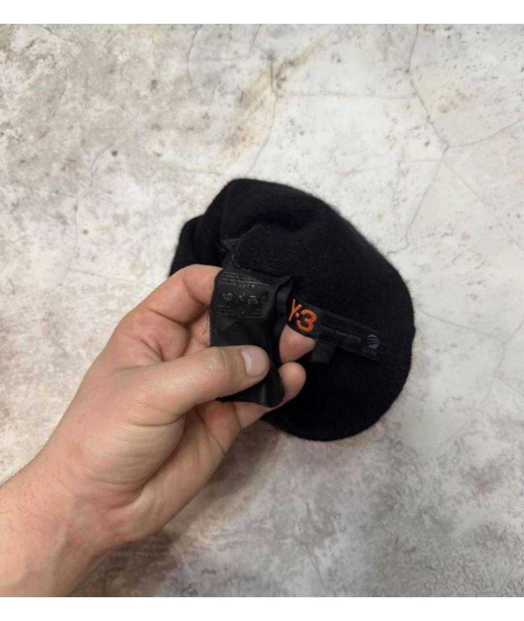 Y-3 Черная шапка, фото 3