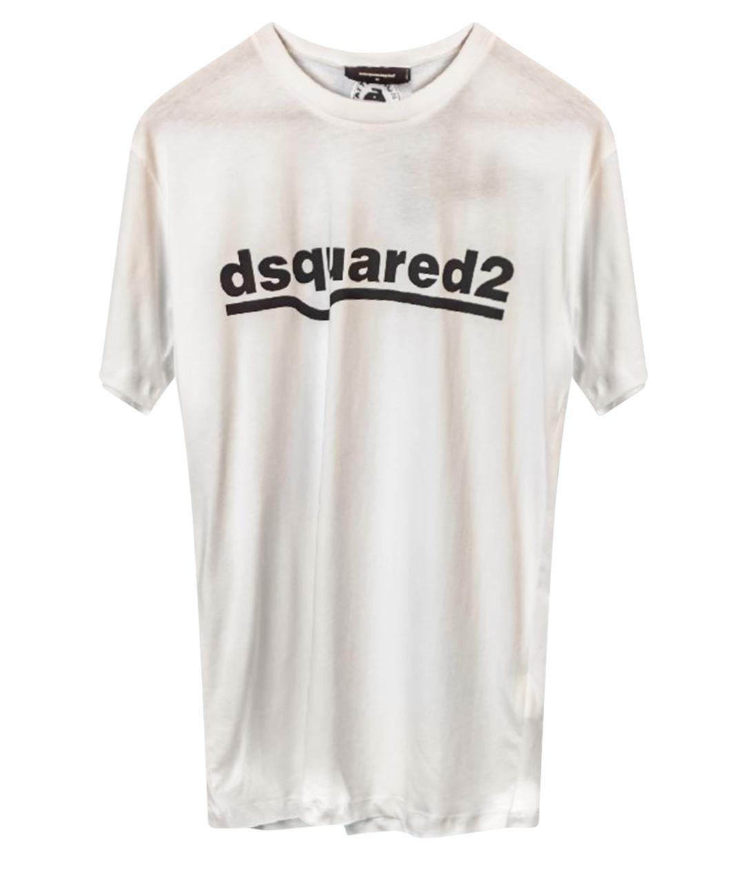 DSQUARED2 Белая хлопковая футболка, фото 1