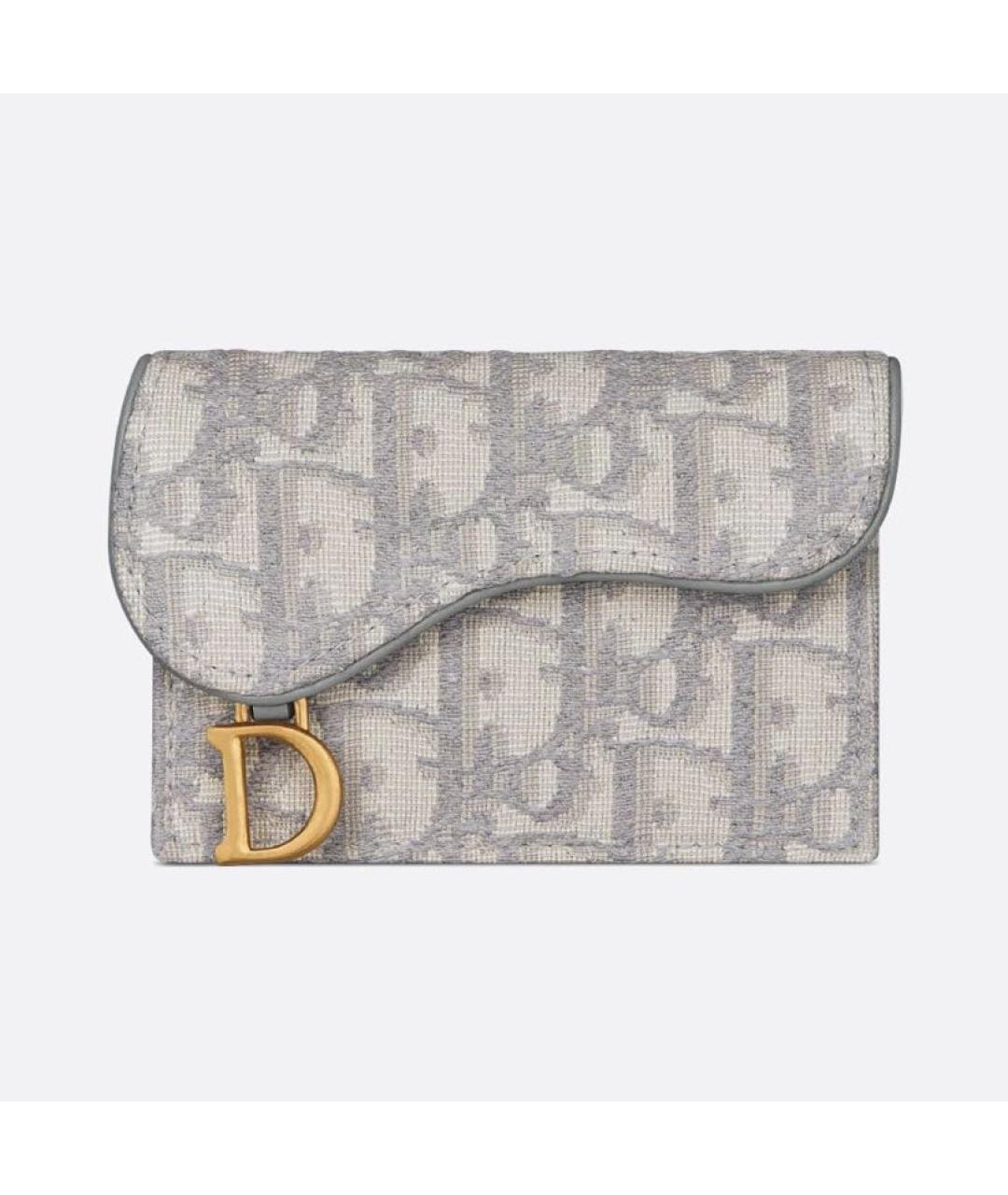 CHRISTIAN DIOR Серый кардхолдер, фото 7