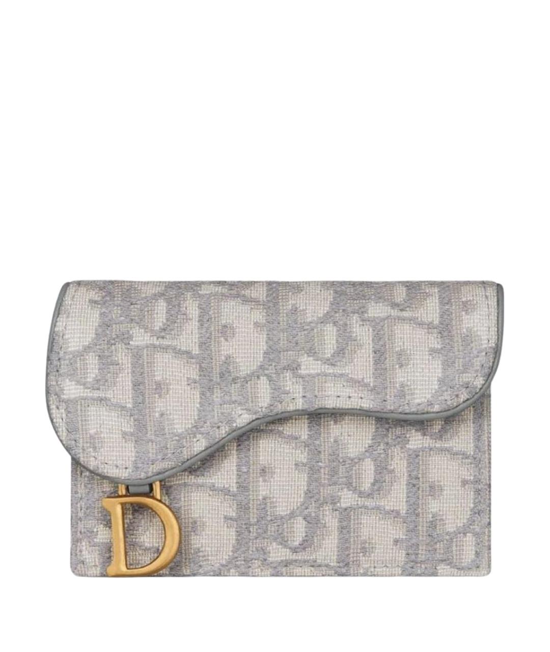 CHRISTIAN DIOR Серый кардхолдер, фото 1