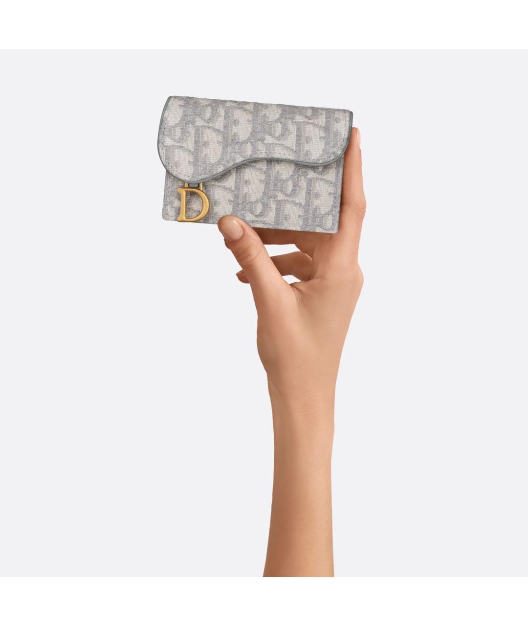 CHRISTIAN DIOR Серый кардхолдер, фото 6