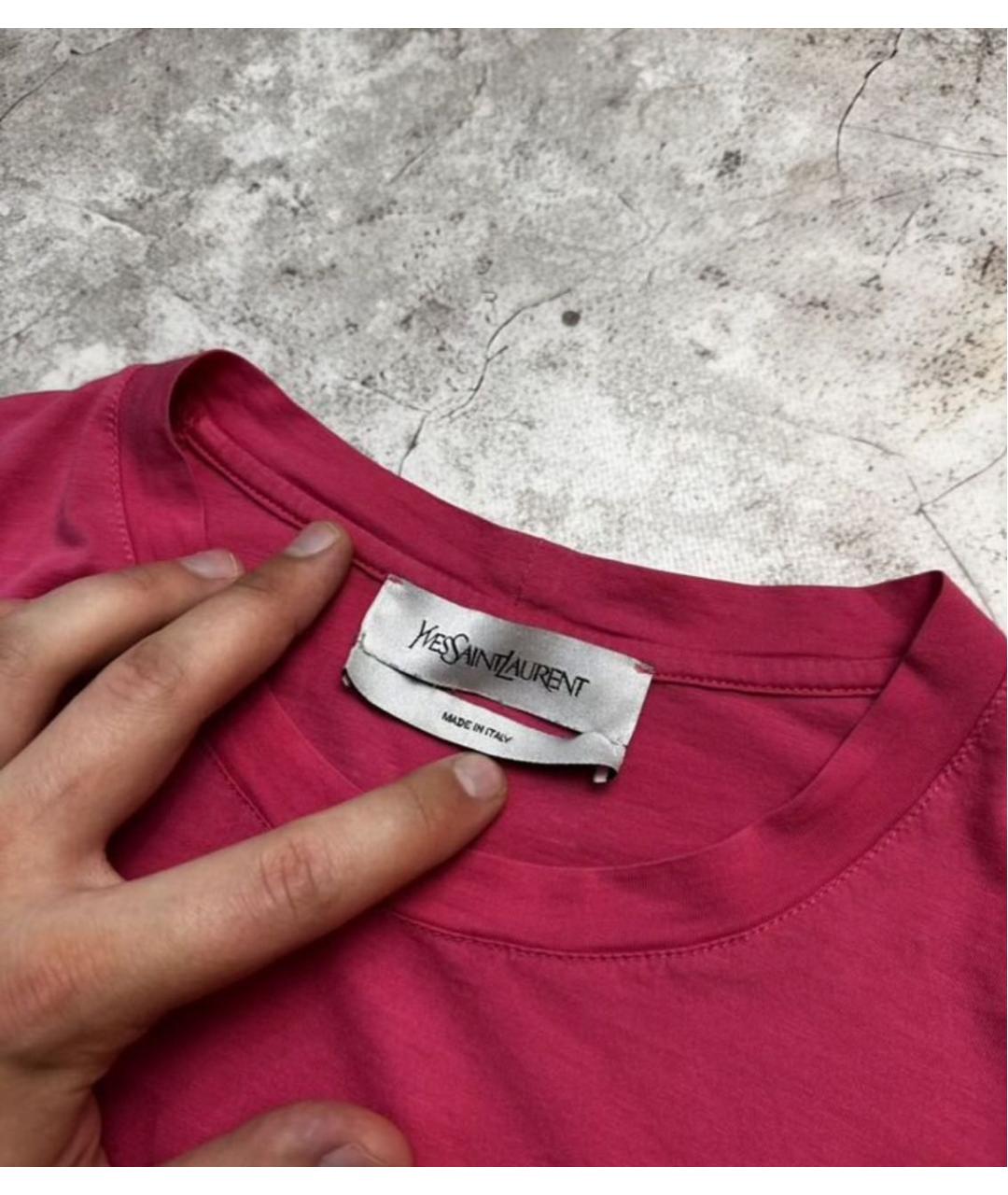 YVES SAINT LAURENT BEAUTY Розовая футболка, фото 3