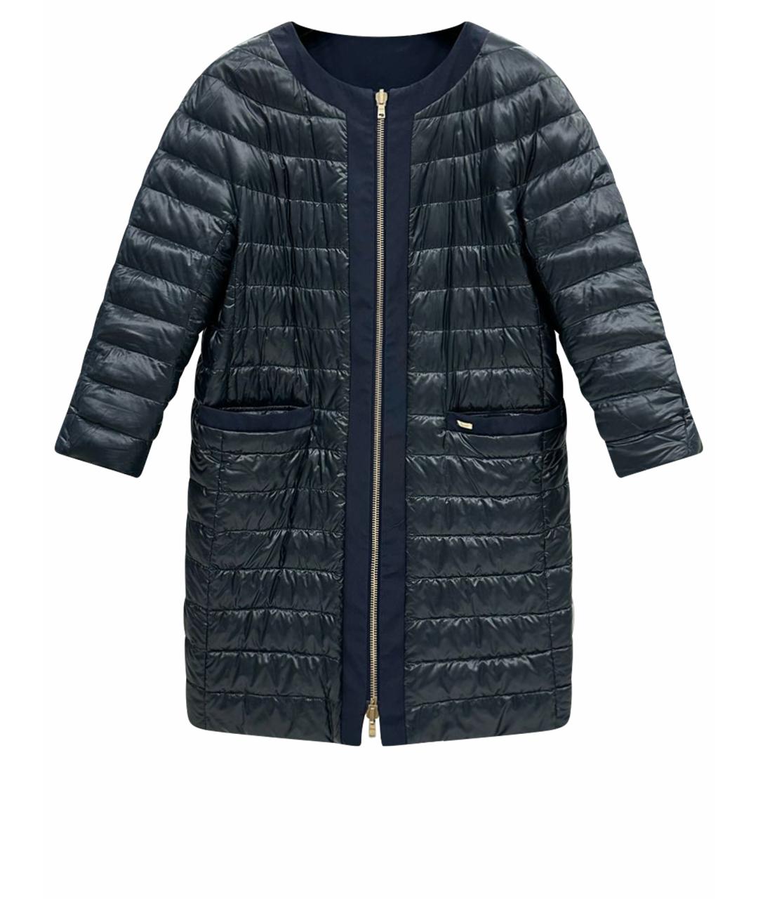 HERNO Темно-синяя полиамидовая куртка, фото 1