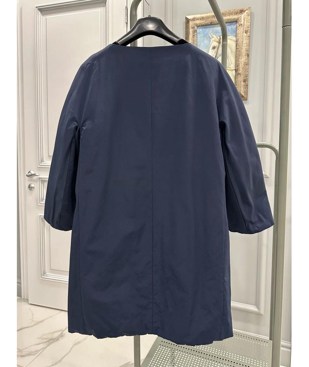 HERNO Темно-синяя полиамидовая куртка, фото 4