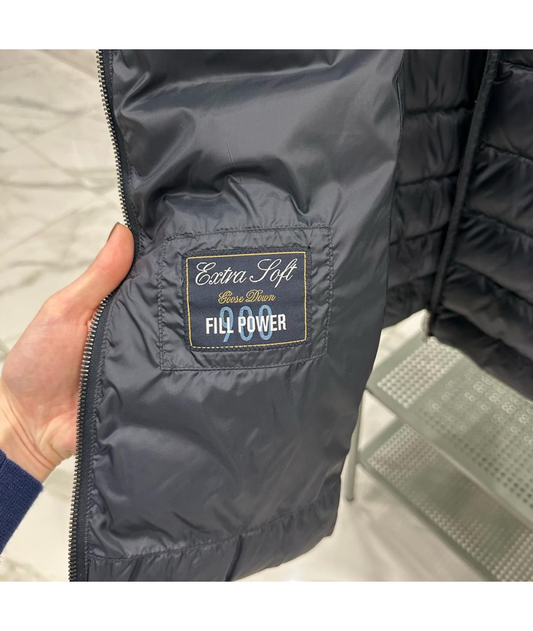 PAUL & SHARK Темно-синий полиамидовый жилет, фото 7