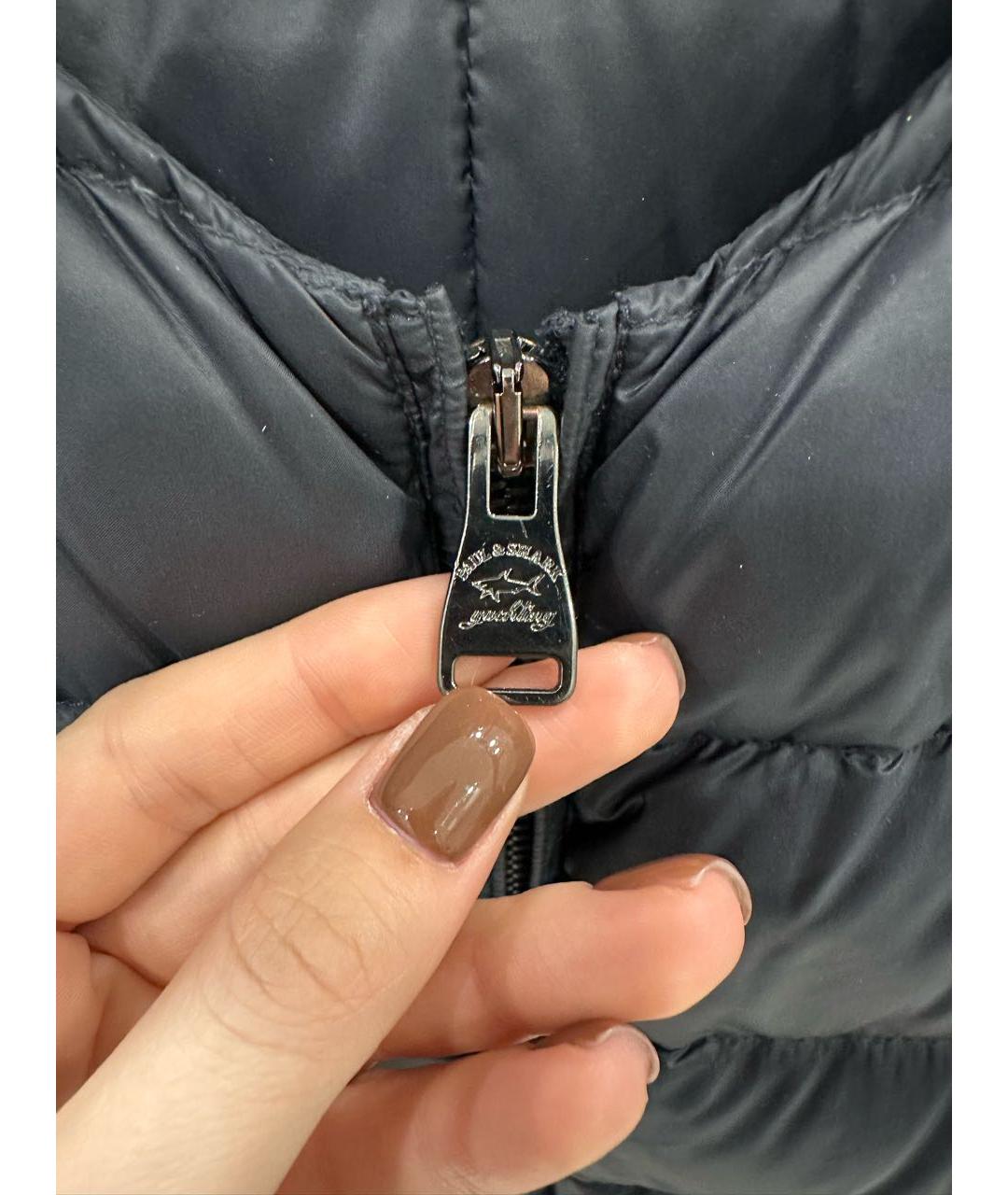 PAUL & SHARK Темно-синий полиамидовый жилет, фото 4