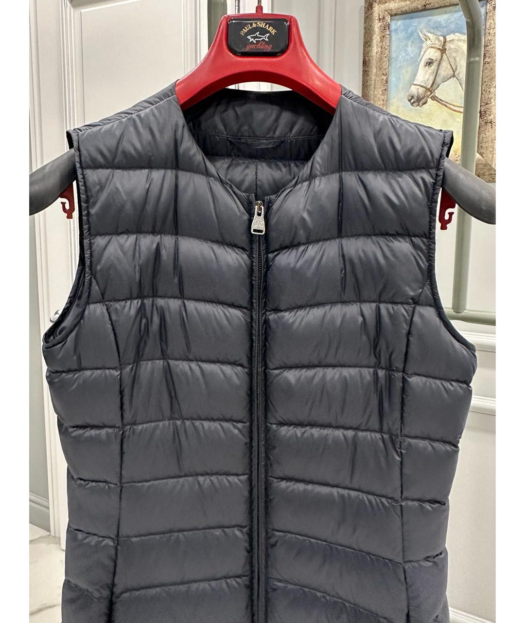 PAUL & SHARK Темно-синий полиамидовый жилет, фото 3