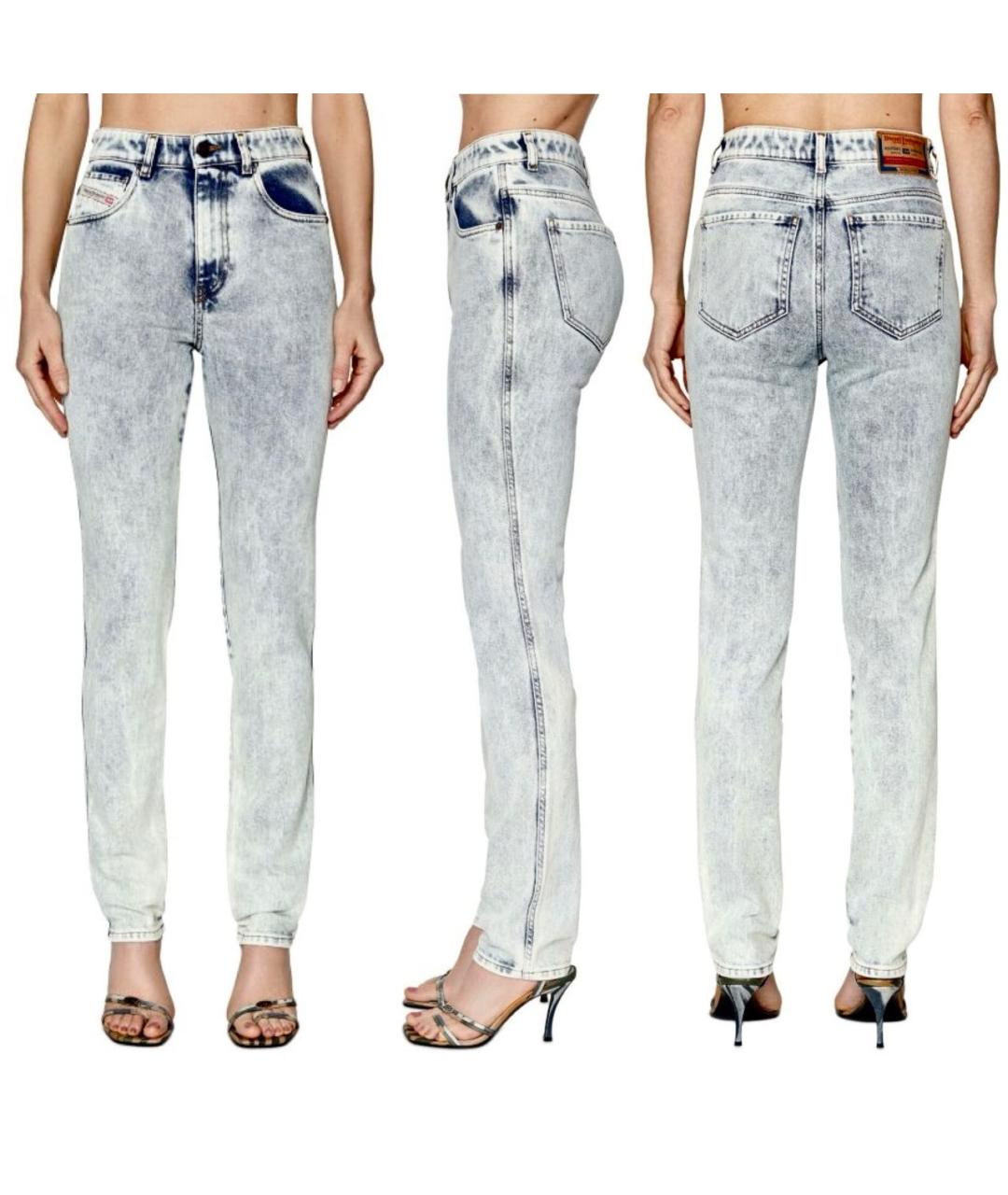 DIESEL Хлопко-эластановые прямые джинсы, фото 2