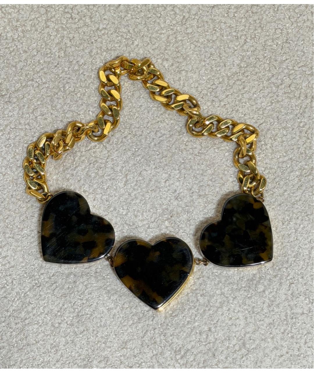 STELLA MCCARTNEY Золотое металлическое колье, фото 2