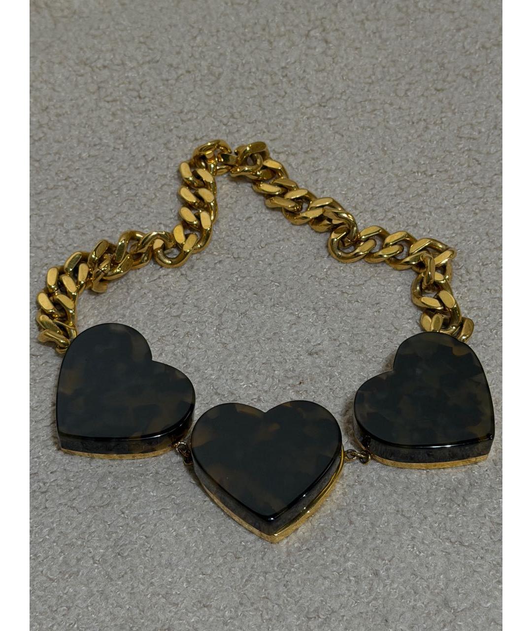 STELLA MCCARTNEY Золотое металлическое колье, фото 3