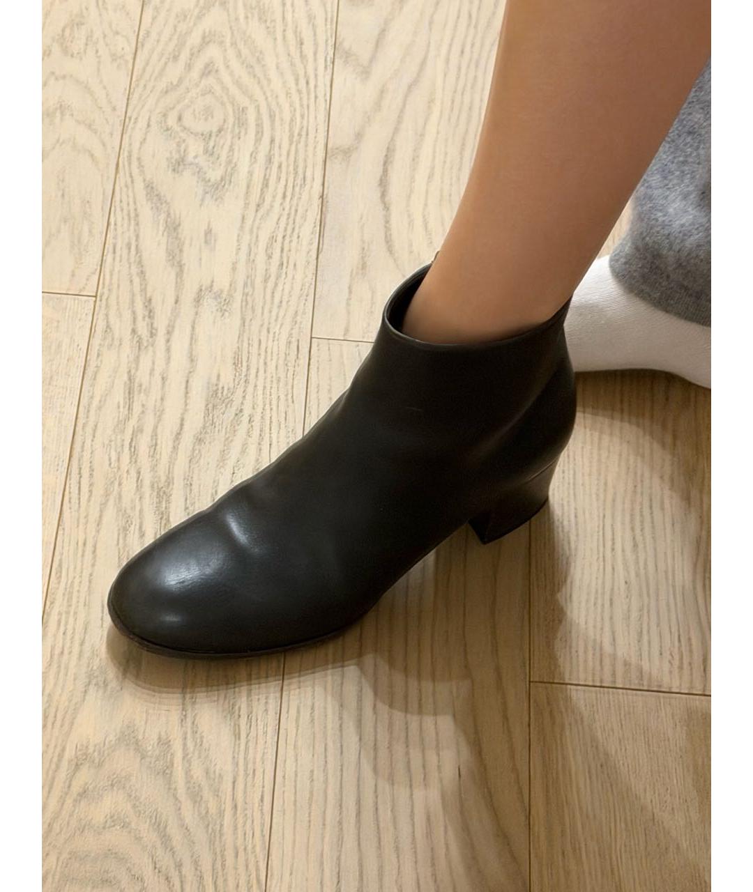 CHANEL Коричневые кожаные ботильоны, фото 7