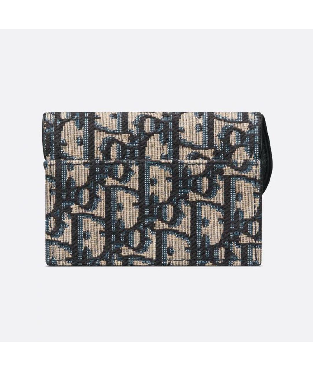 CHRISTIAN DIOR Темно-синий кардхолдер, фото 4