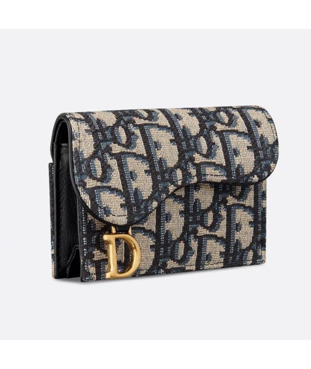 CHRISTIAN DIOR Темно-синий кардхолдер, фото 2