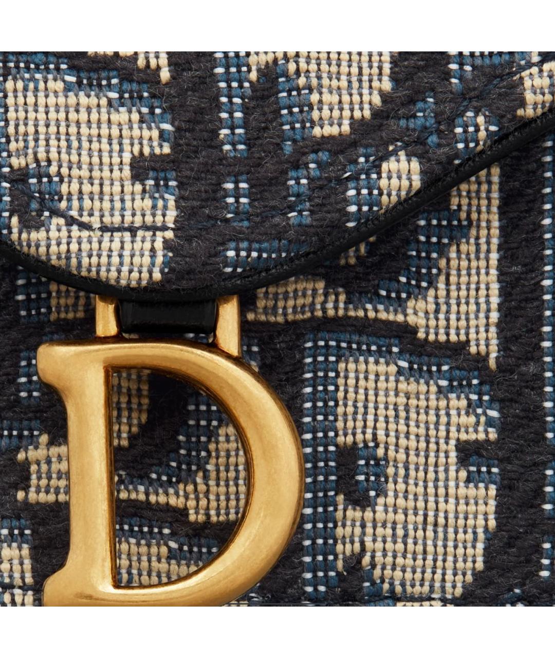 CHRISTIAN DIOR Темно-синий кардхолдер, фото 5