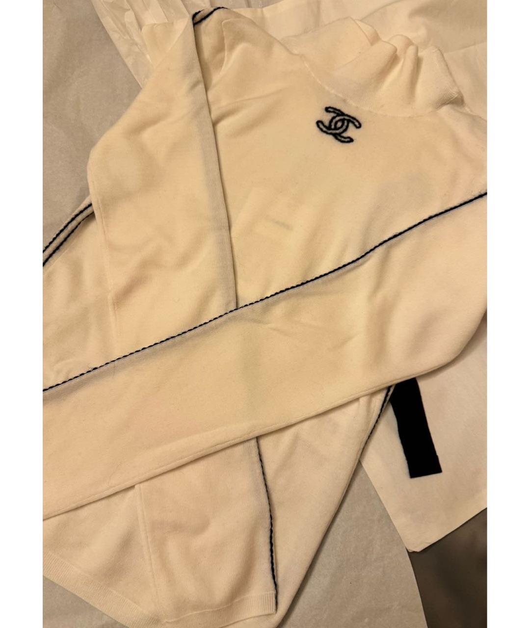 CHANEL Белая водолазка, фото 2