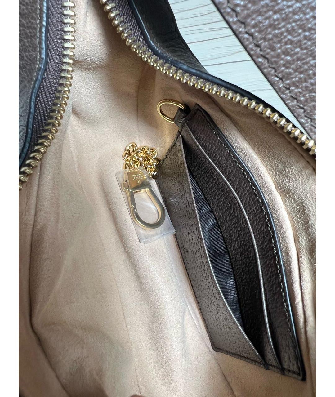 GUCCI Бежевая сумка с короткими ручками, фото 5