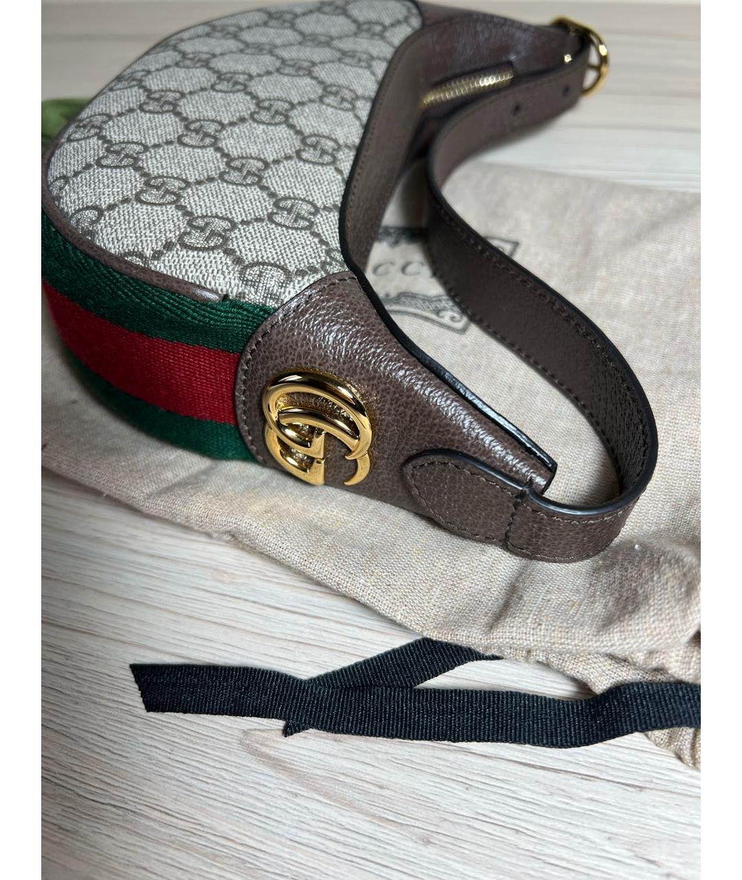 GUCCI Бежевая сумка с короткими ручками, фото 2